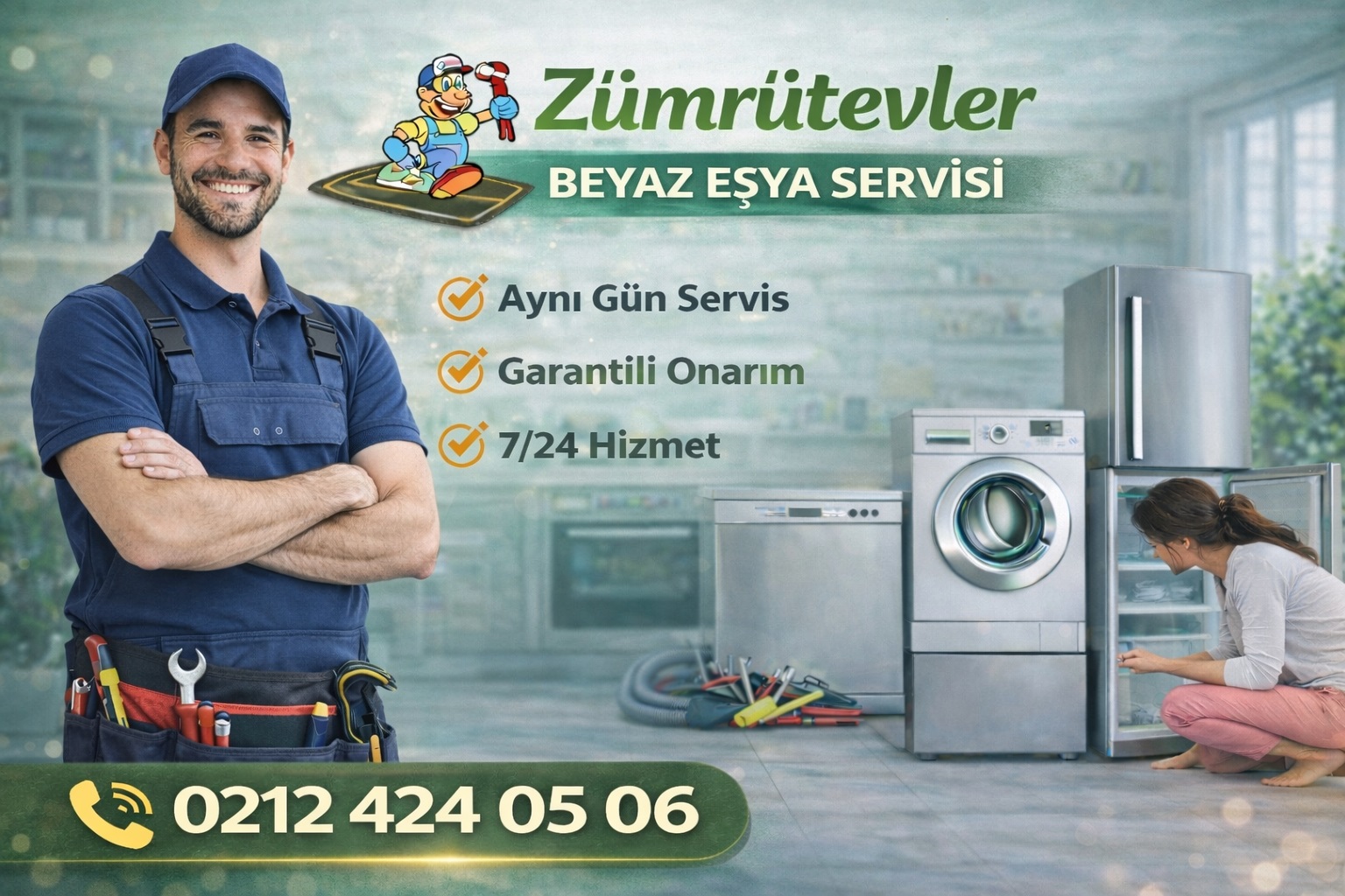 Zümrütevler Beyaz Eşya Servisi